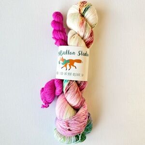 Sock Yarn Set TeenyButton Studio Hand Dyed SW Merino/Nylon